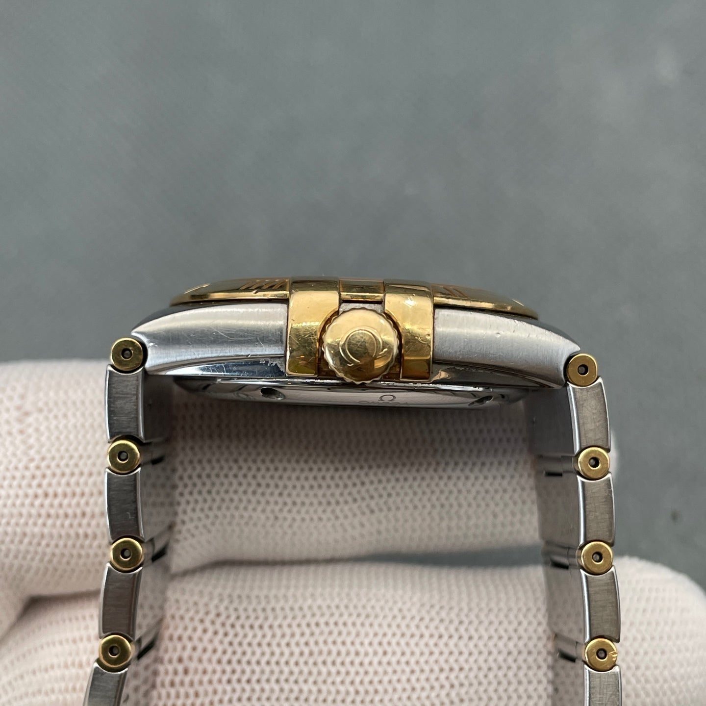 Omega Constellation 123.20.38.21.08.001 automatic stainless steel 18k yellow gold two tone watch only