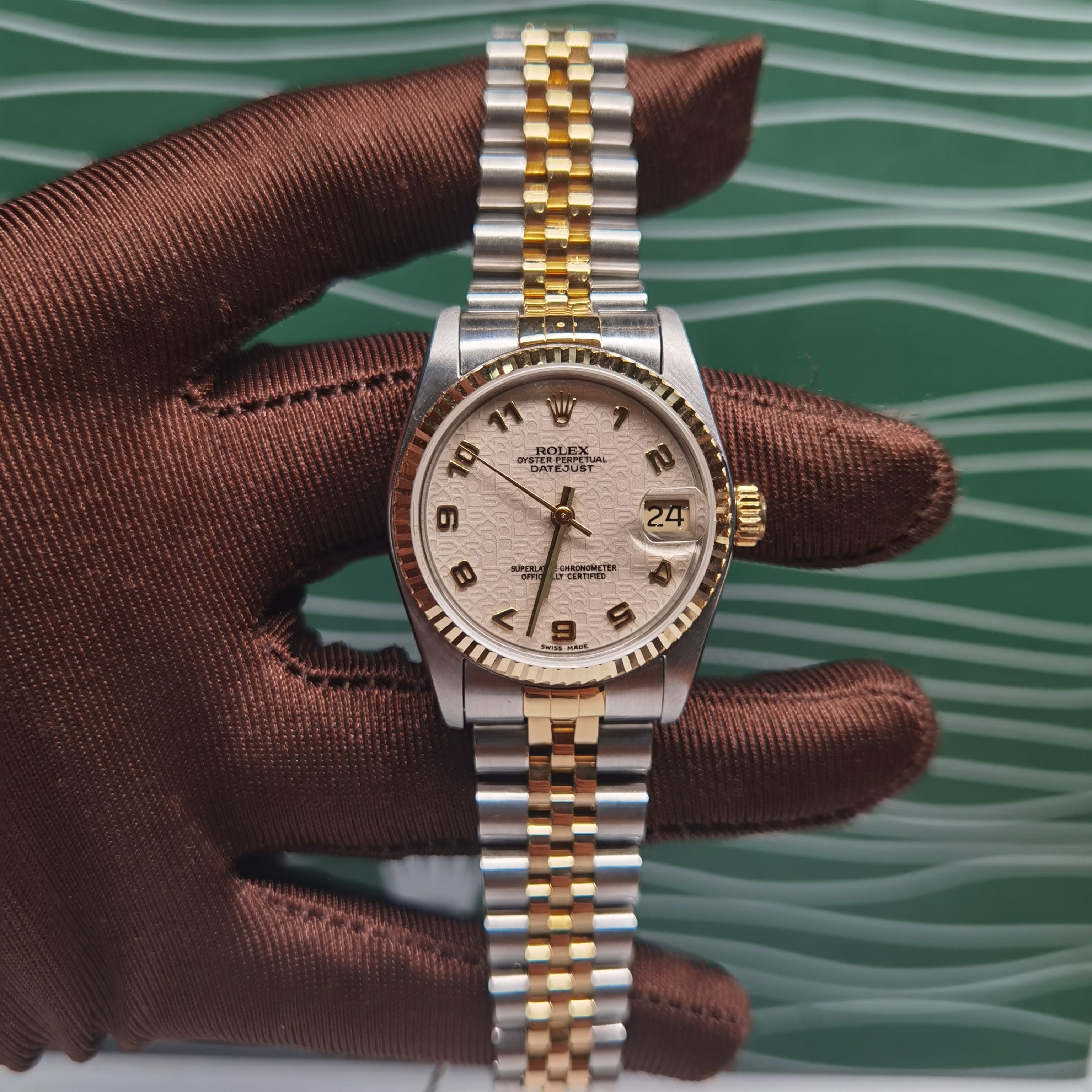 Rolex 68273 original dial paper card 1998 B6875