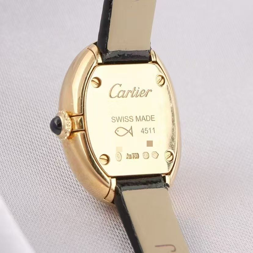 Cartier Baignoire WGBA0017 18k yellow gold quartz movement 24.6*18.7mm 2024 full set