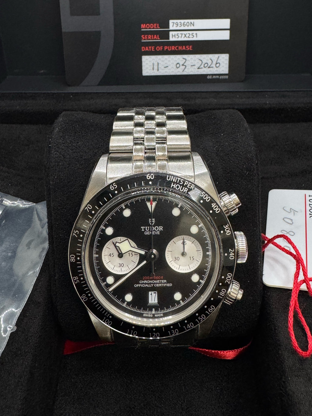 Tudor Black Bay Chrono m79360N-0013 2026 full set