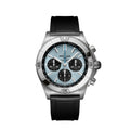 Breitling Chronomat Ref. PB0134101C1S1 automatic winding mechanical movement stainless steel and platinum 42mm retail price 79800 with 2021 warranty card