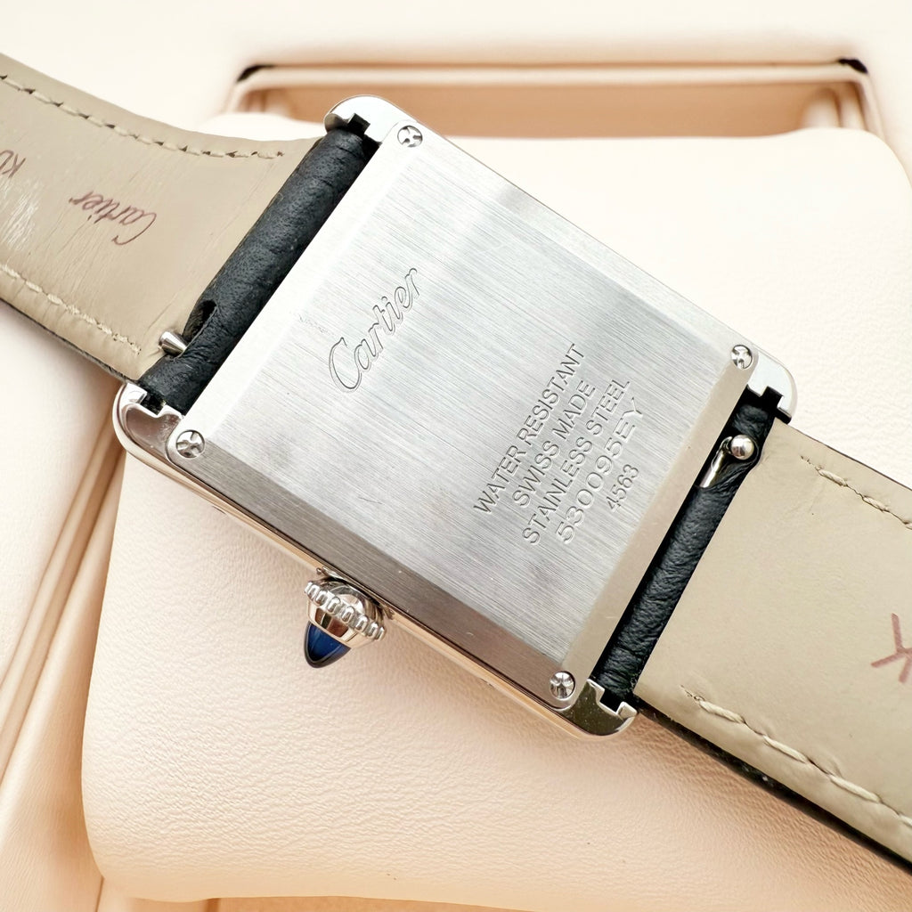 Cartier Tank Must SolarBeat™ WSTA0120 quartz 33.7 x 25.5 full set 2025 extended warranty until 2033
