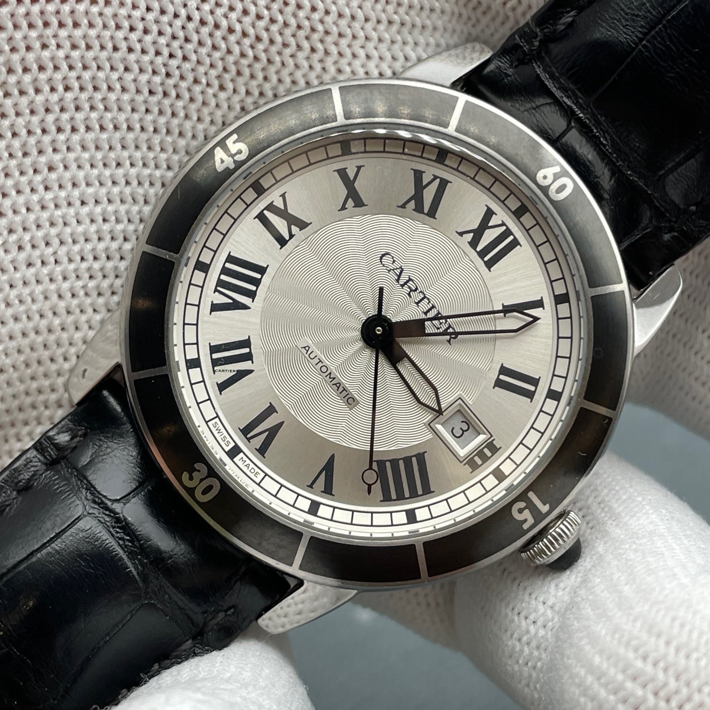 Cartier Ronde De Cartier WSRN0002 automatic stainless steel 42mm watch only