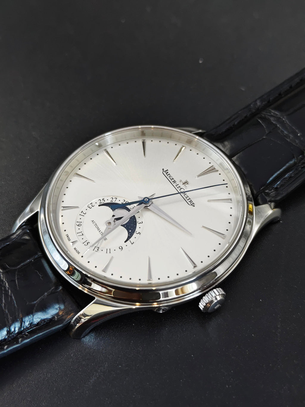 Jaeger LeCoultre Master Ultra Thin Q1368430 full set manufactured in 2022 warranty extended to 2030