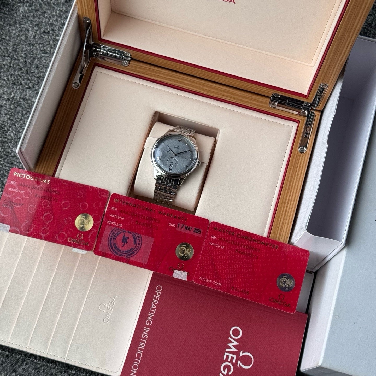 Omega De Ville 434.10.41.21.03.001 full set 2025