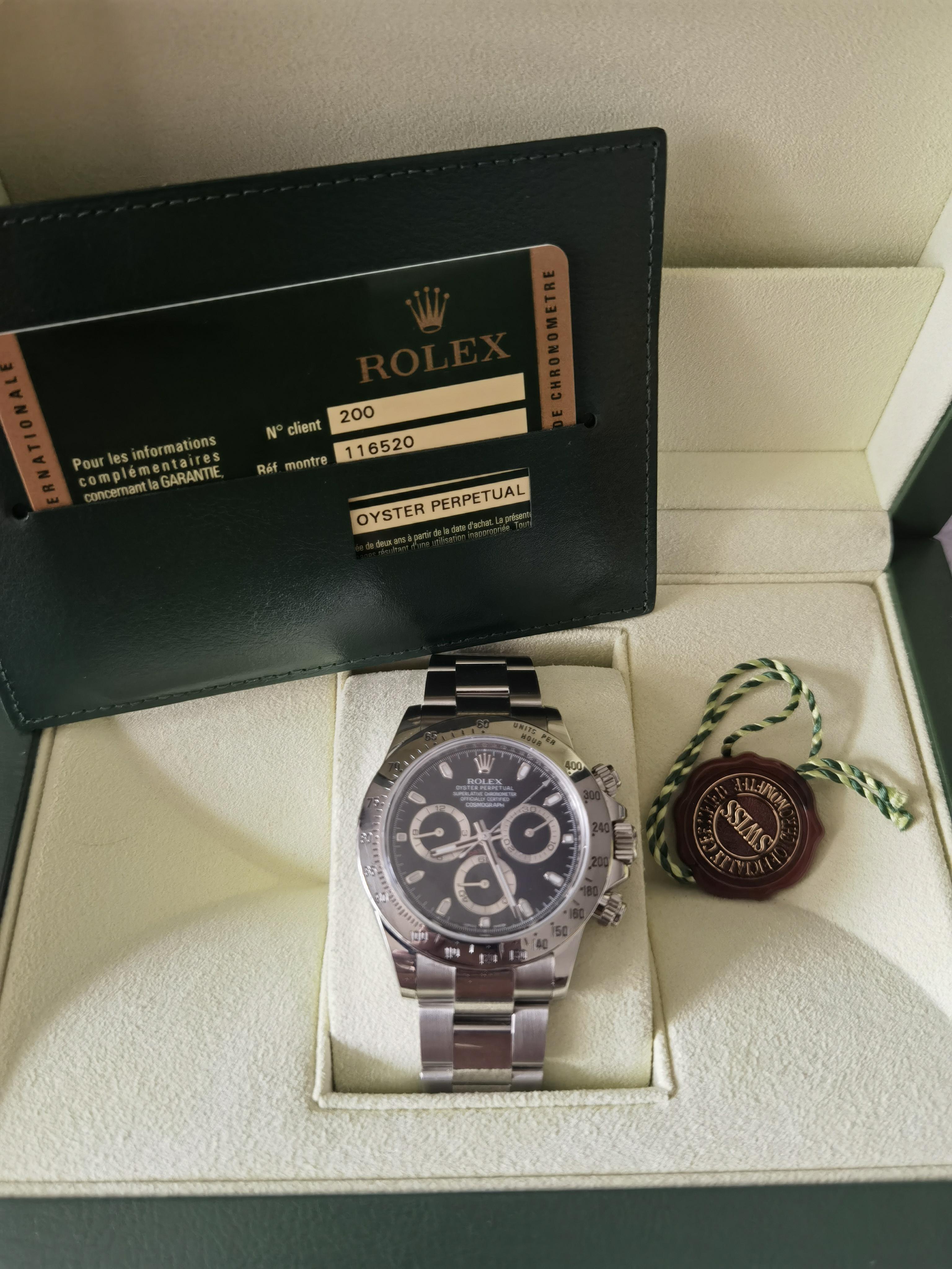Rolex Daytona 116520 2013 Full Set Full Links