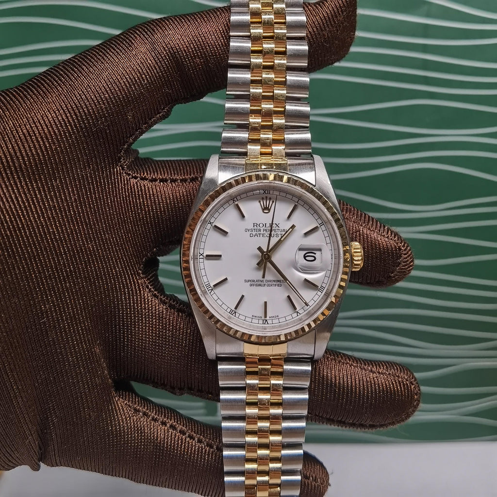 Rolex 16233 original dial with paper card hang tag and documents B6216