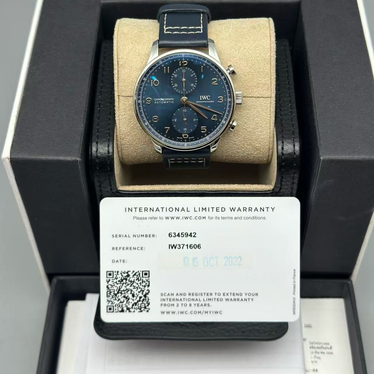 IWC Portugieser IW371606 automatic stainless steel 41mm 2022 full set