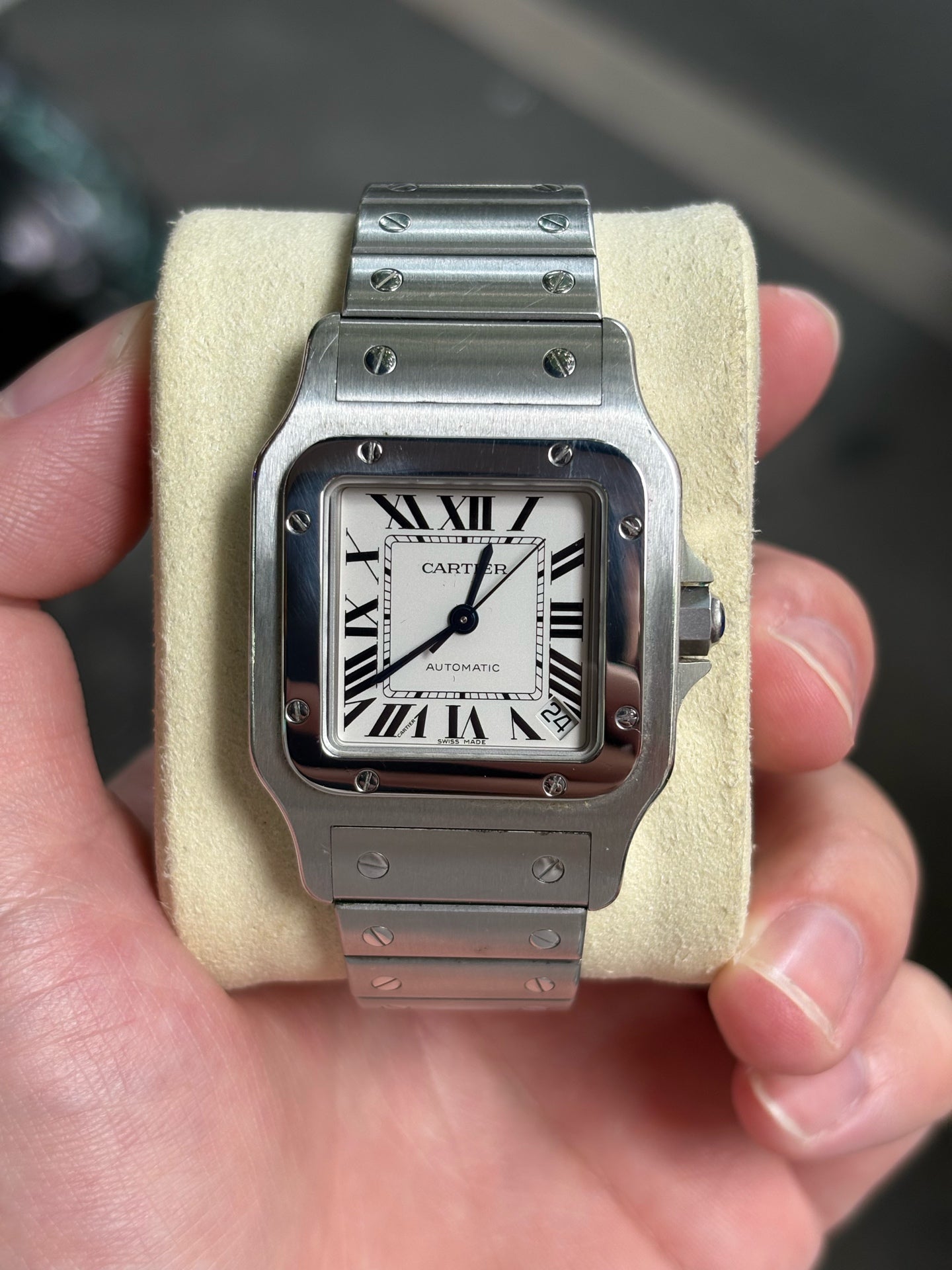 Cartier Santos W20098D6 45.54x34.87mm watch only