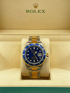 Rolex Ref. 16803 submariner 18k yellow gold 40mm date display mint condition watch only