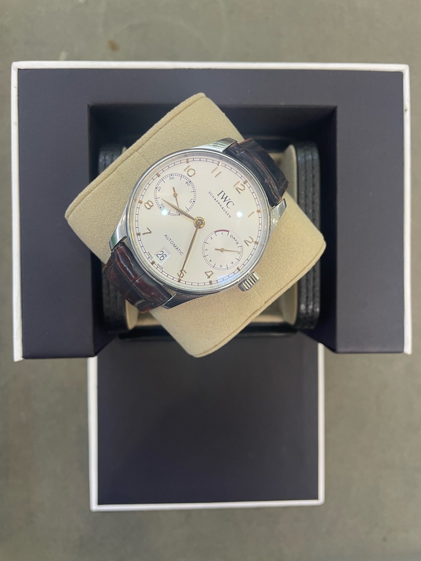 IWC Portugieser IW500704 full set 2022 with invoice 8 years extended warranty