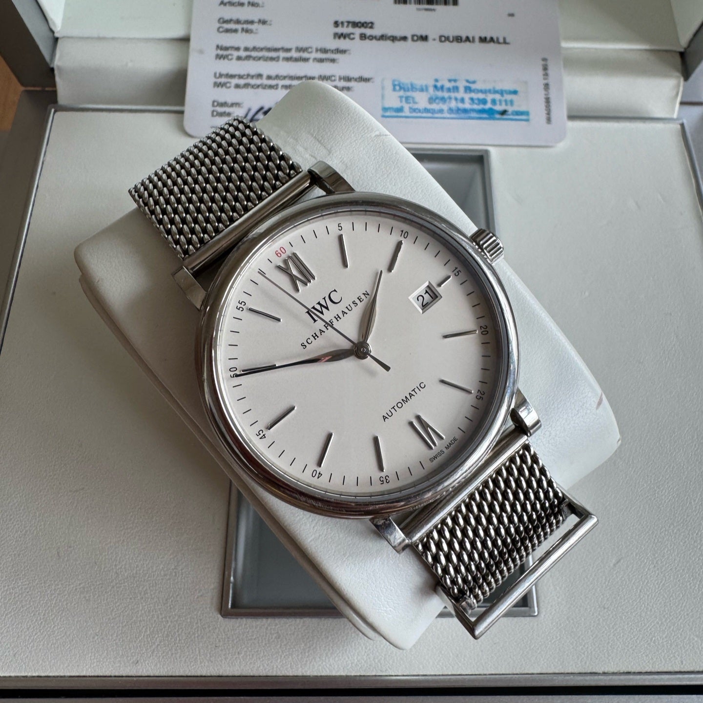 IWC Portofino IW356505 full set 2014