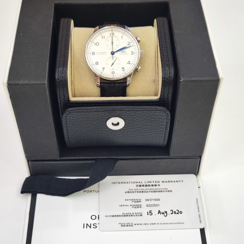 IWC Portugieser IW371605 automatic stainless steel 41mm 2021 full set