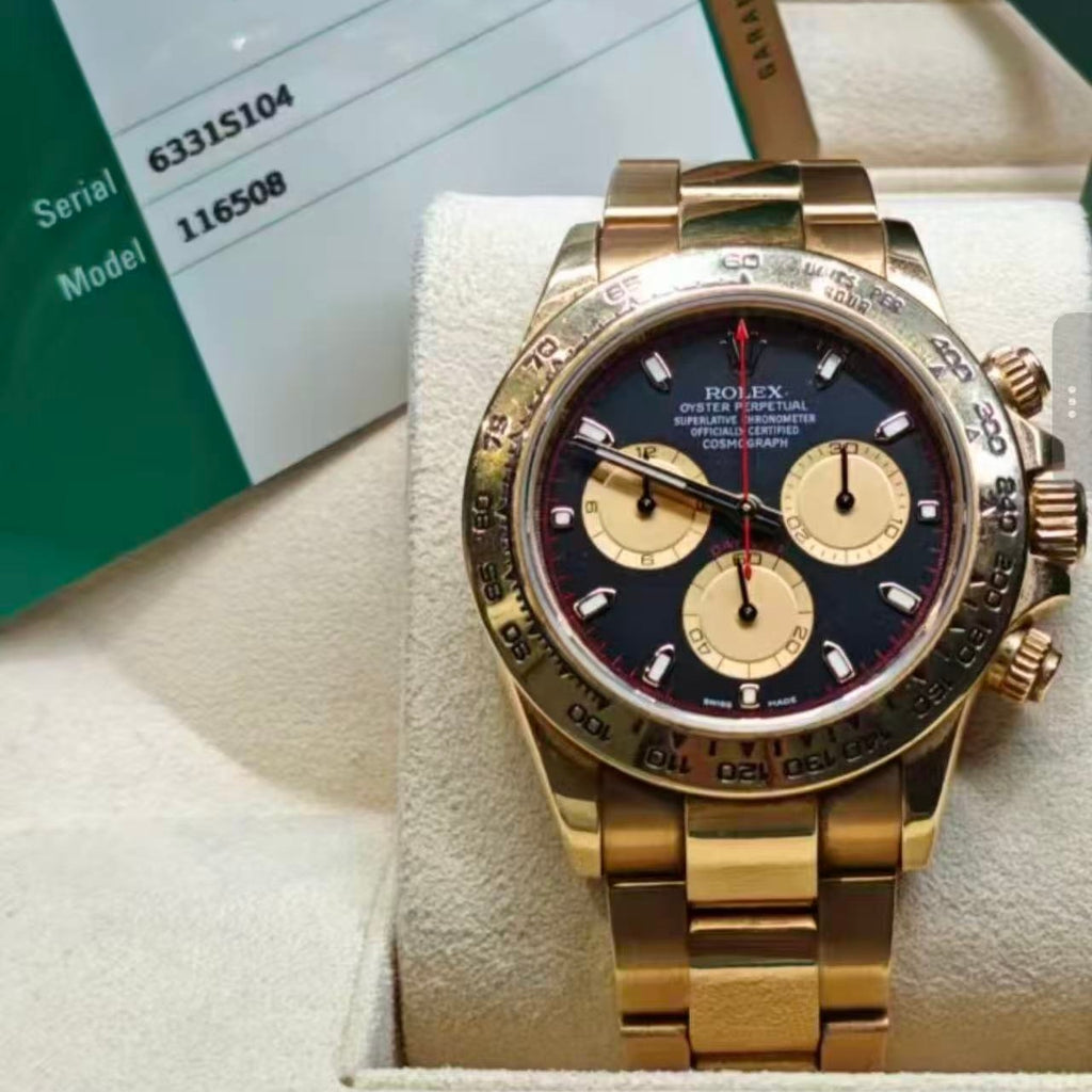 Rolex Cosmograph Daytona Ref. m116508-0009 automatic mechanical 18k yellow gold 40mm