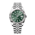Rolex Datejust 126334 Stainless Steel Mint Green 41mm 2023 Complete Set