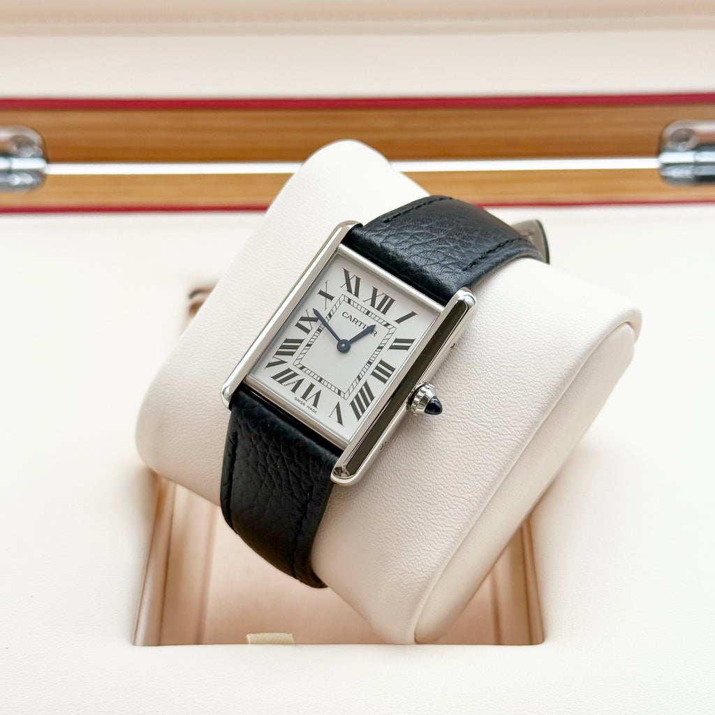 Cartier Tank Must SolarBeat™ WSTA0120 quartz 33.7 x 25.5 full set 2025 extended warranty until 2033
