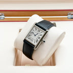Cartier Tank Must SolarBeat™ WSTA0120 quartz 33.7 x 25.5 full set 2025 extended warranty until 2033