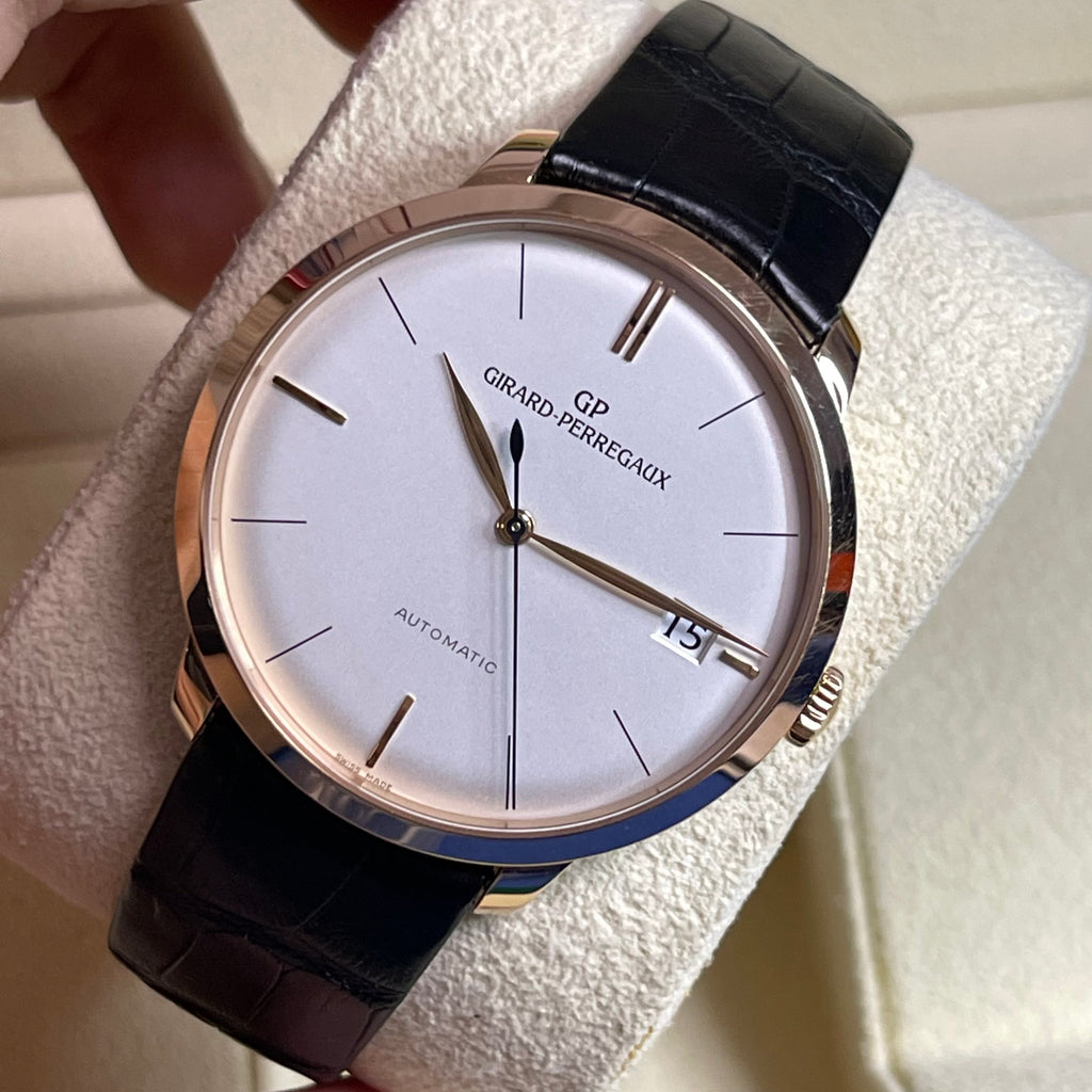 Girard-Perregaux 1966 49527-52-131-BK6A rose gold 41mm full set