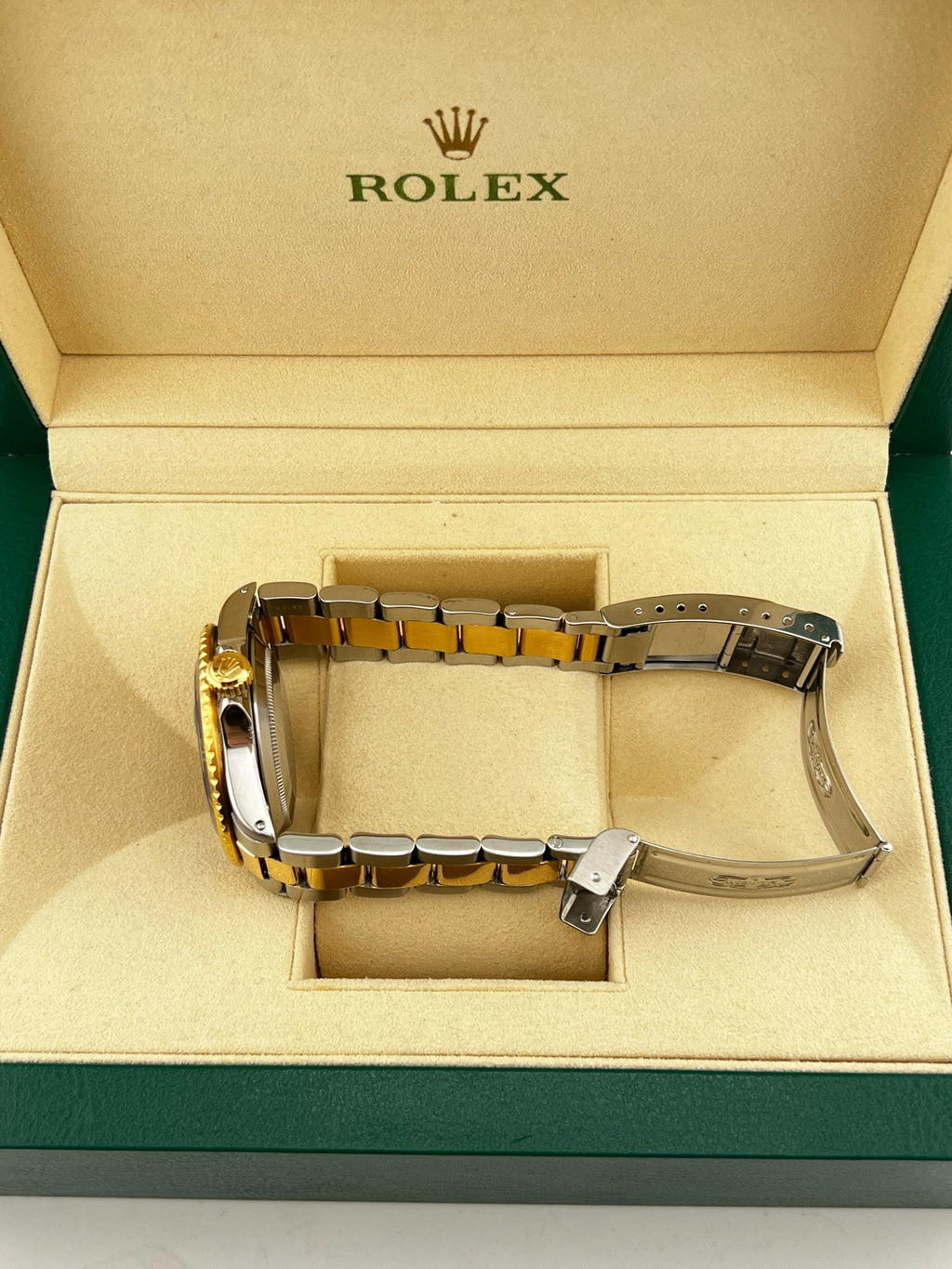 Rolex Ref. 16803 submariner 18k yellow gold 40mm date display mint condition watch only