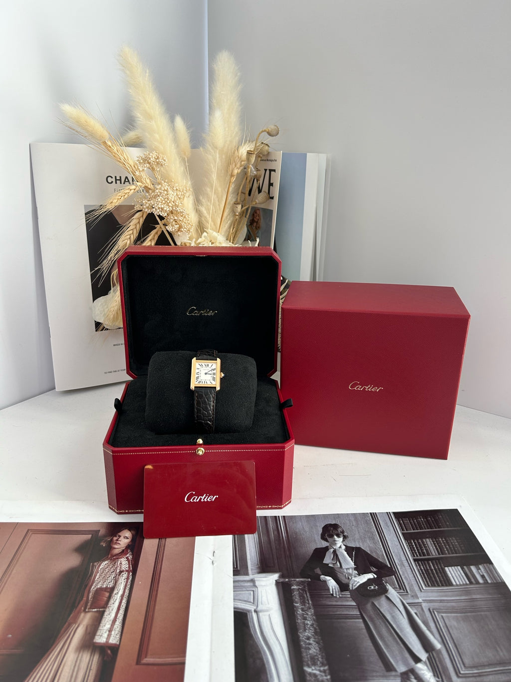 Cartier Tank W5200024, 2019 full set