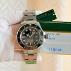 Rolex Sea-Dweller 116660 accessories 2012 warranty card