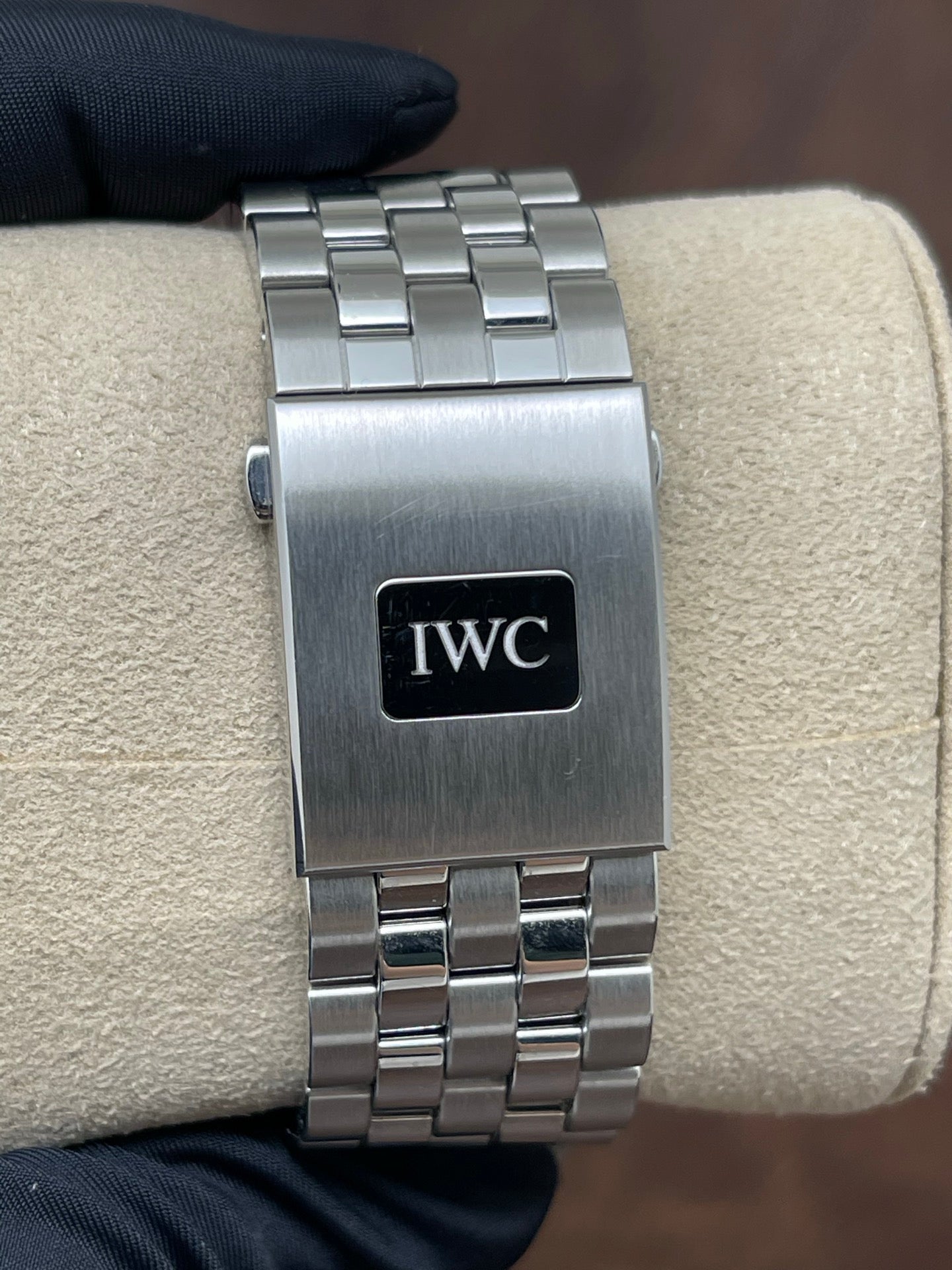 IWC Pilot Chronograph Ref. IW377717 blue dial stainless steel classic pilot watch full set 2020