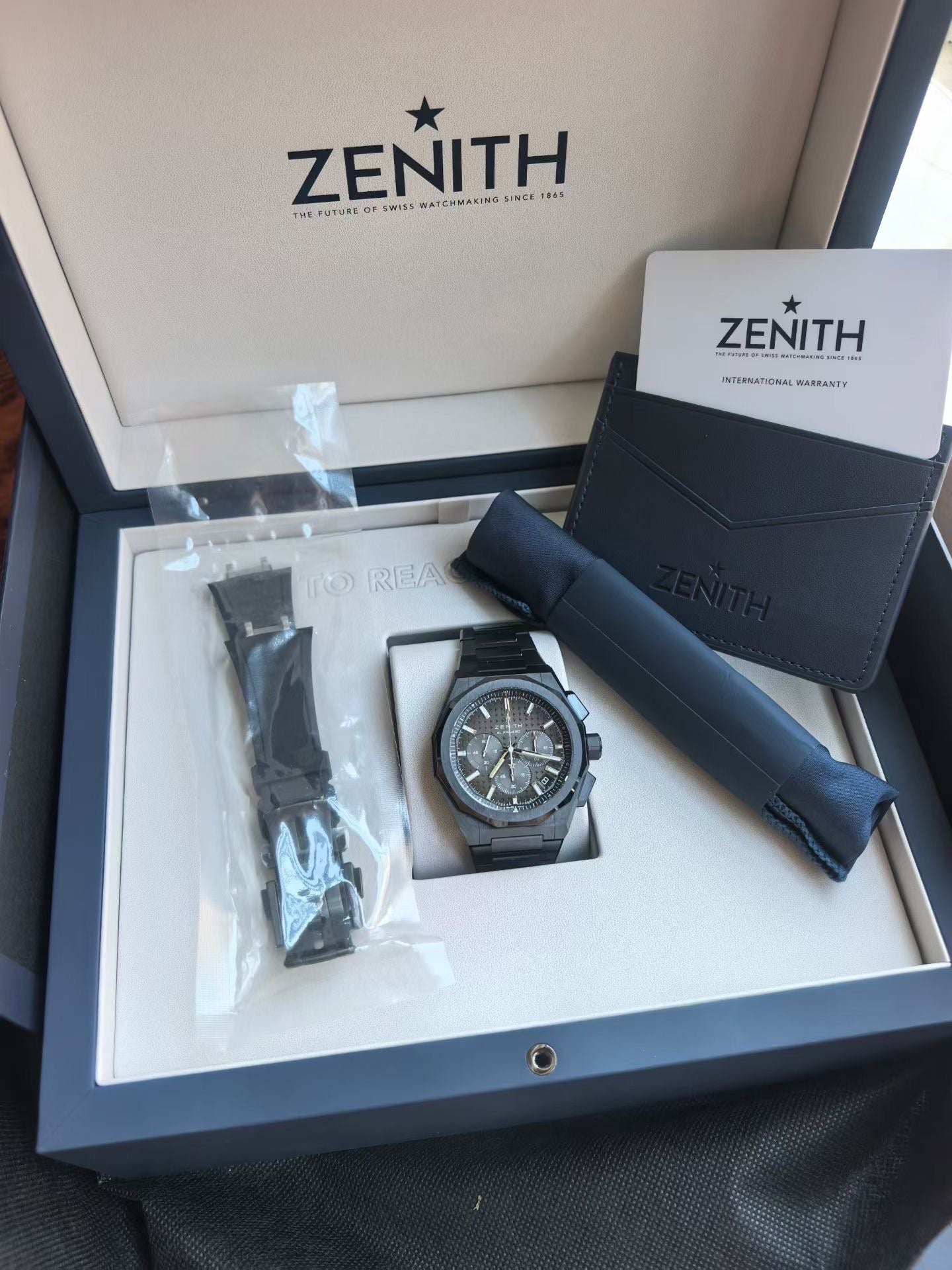 Zenith Peak Series49.9500.3600 two belts all ceramic material 2026 full set brand new