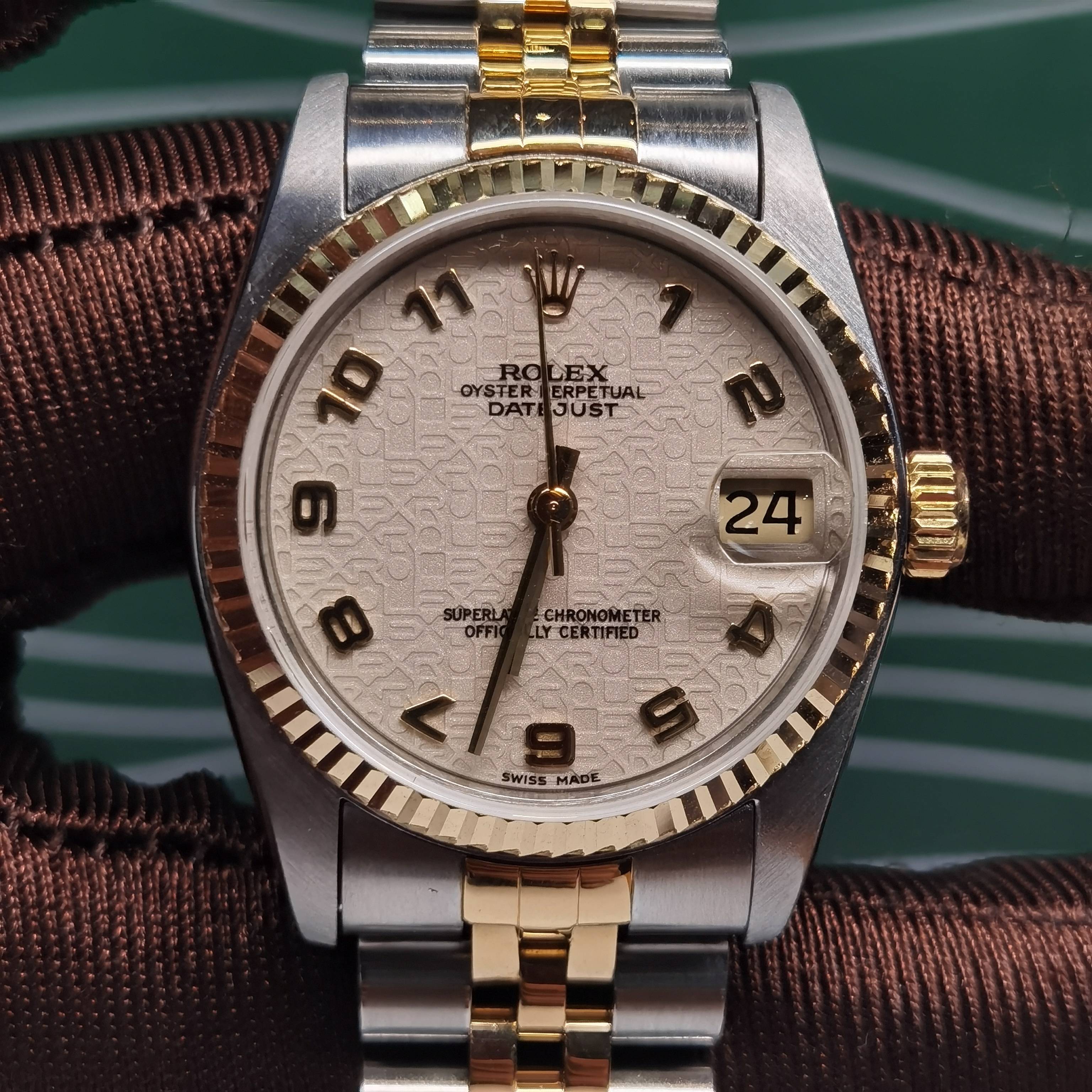 Rolex 68273 original dial paper card 1998 B6875