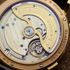 A. Lange & Söhne Saxonia Ref. 386.032 automatic mechanical men watch 18k rose gold watch only