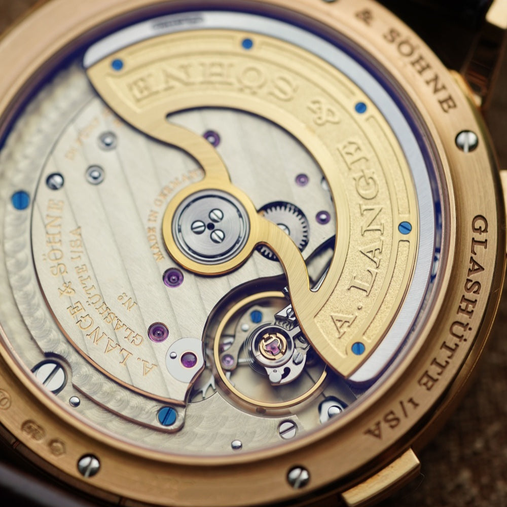 A. Lange & Söhne Saxonia Ref. 386.032 automatic mechanical men watch 18k rose gold watch only
