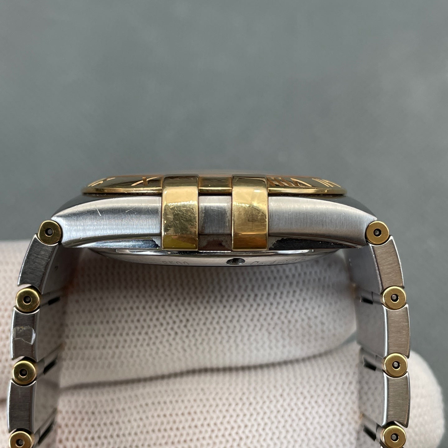 Omega Constellation 123.20.38.21.08.001 automatic stainless steel 18k yellow gold two tone watch only