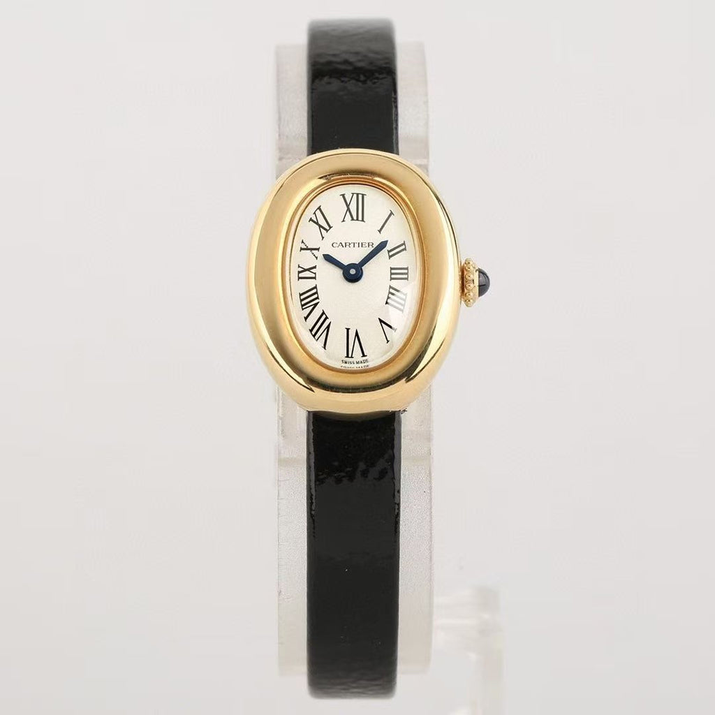 Cartier Baignoire WGBA0017 18k yellow gold quartz movement 24.6*18.7mm 2024 full set