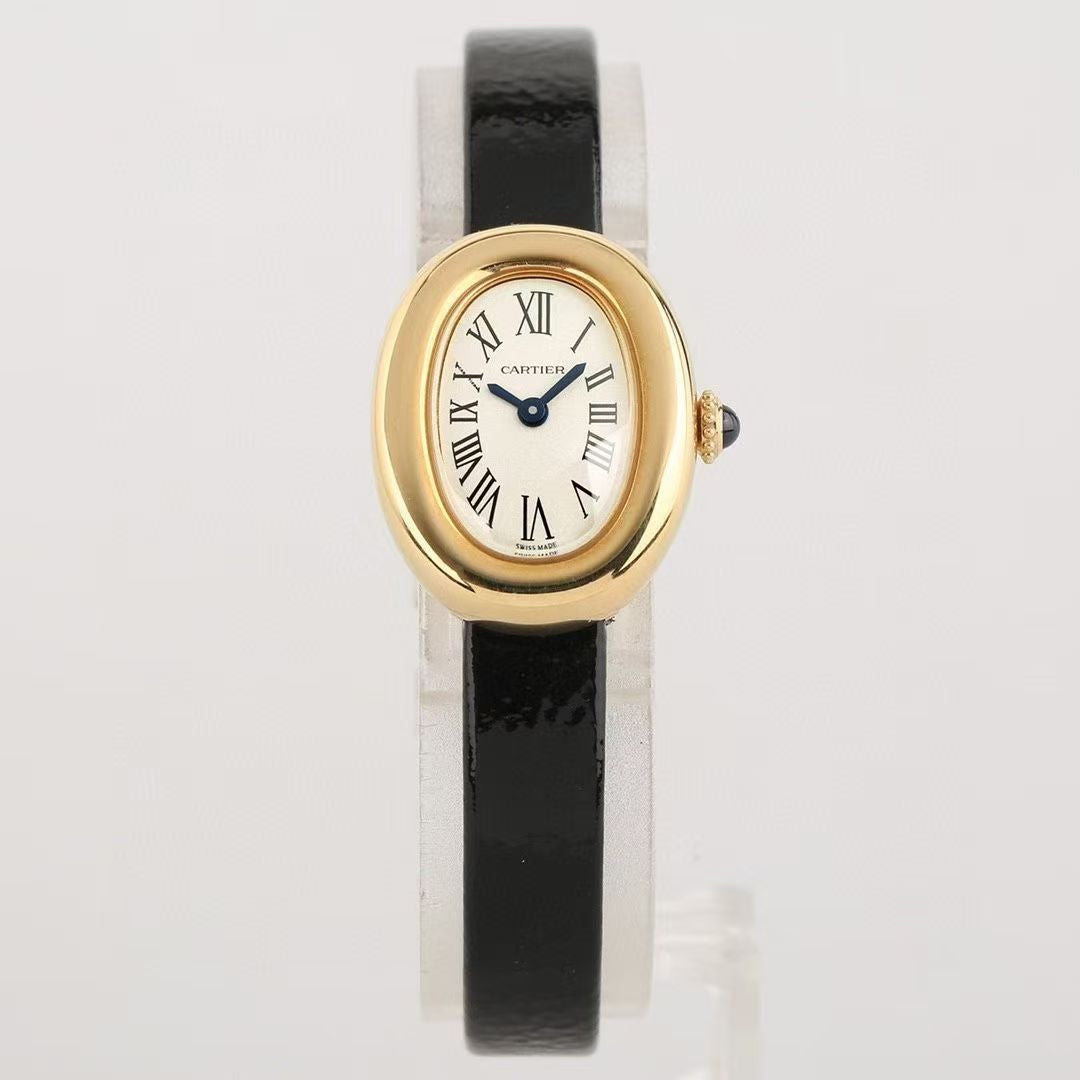 Cartier Baignoire WGBA0017 18k yellow gold quartz movement 24.6*18.7mm 2024 full set