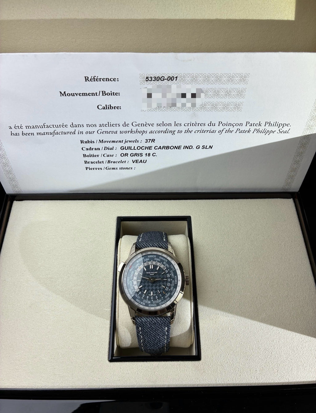 Patek Philippe Complications WordPress Time 5330G-001 Automatic 40mm 2025 full set