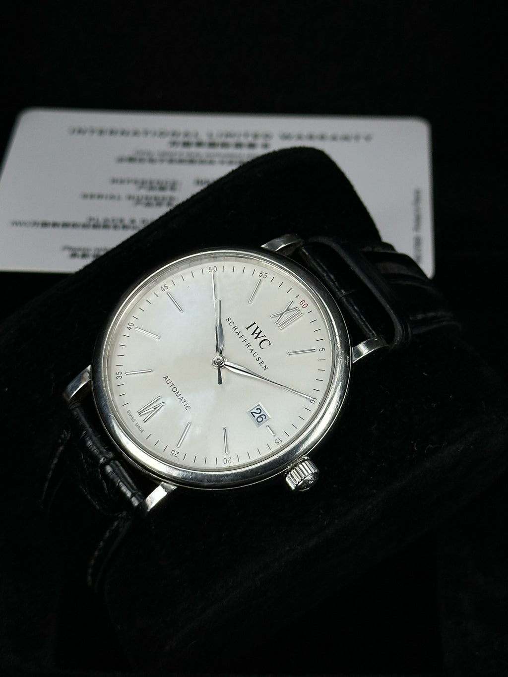 IWC Portofino IW356501, 2019, card only no box