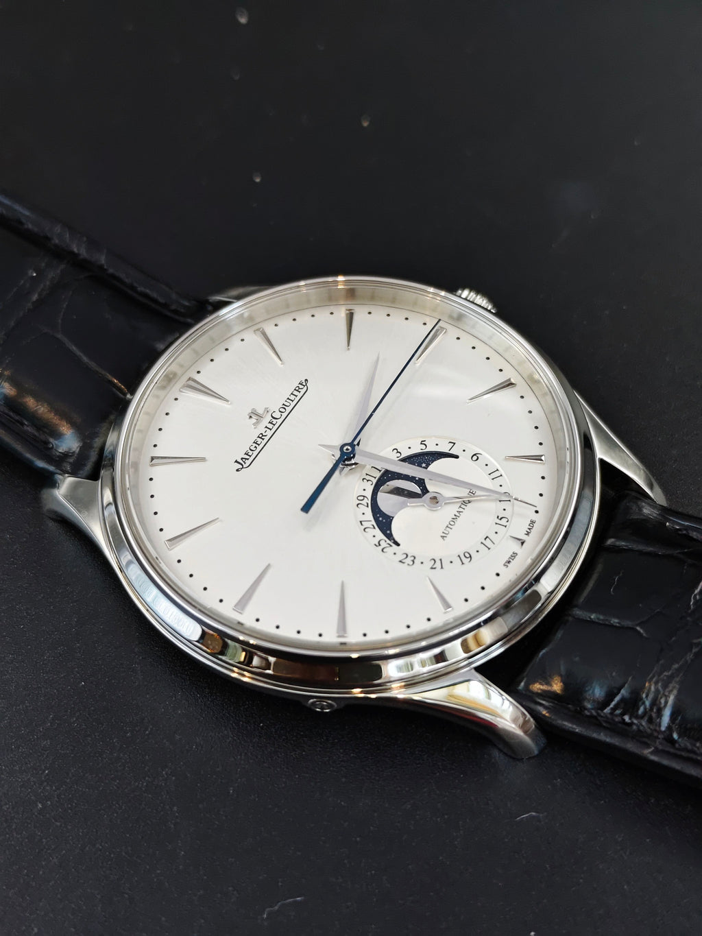 Jaeger LeCoultre Master Ultra Thin Q1368430 full set manufactured in 2022 warranty extended to 2030