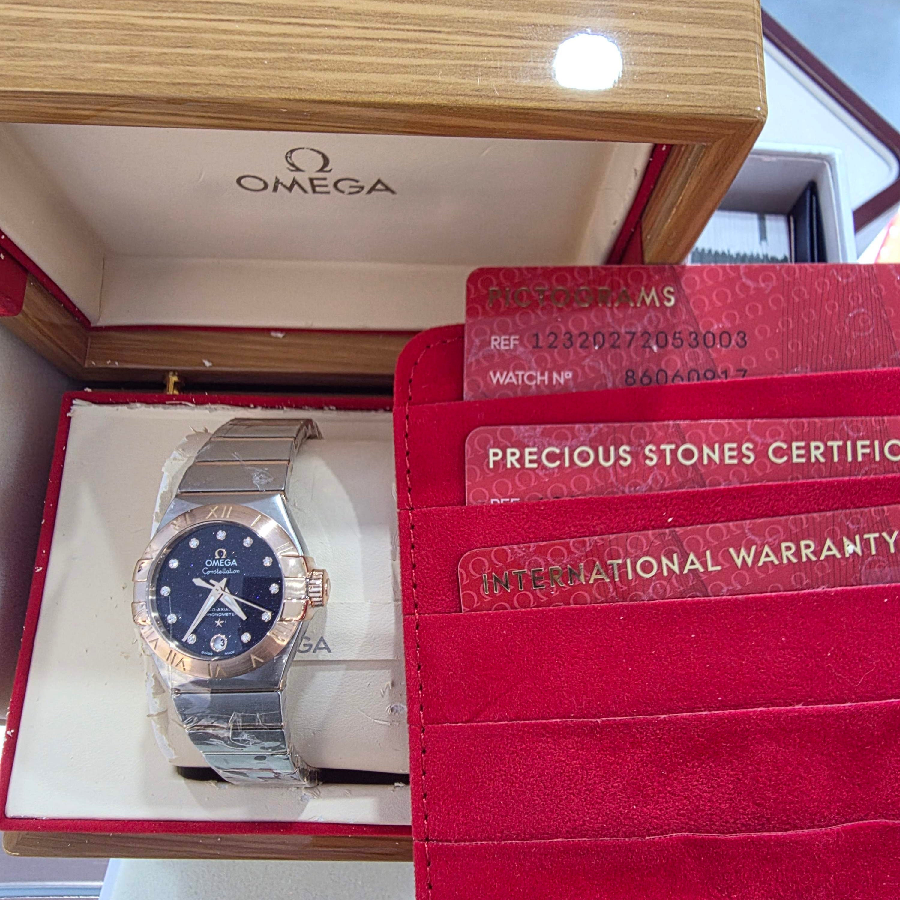 Omega Constellation 123.20.27.20.53.003 Automatic full set