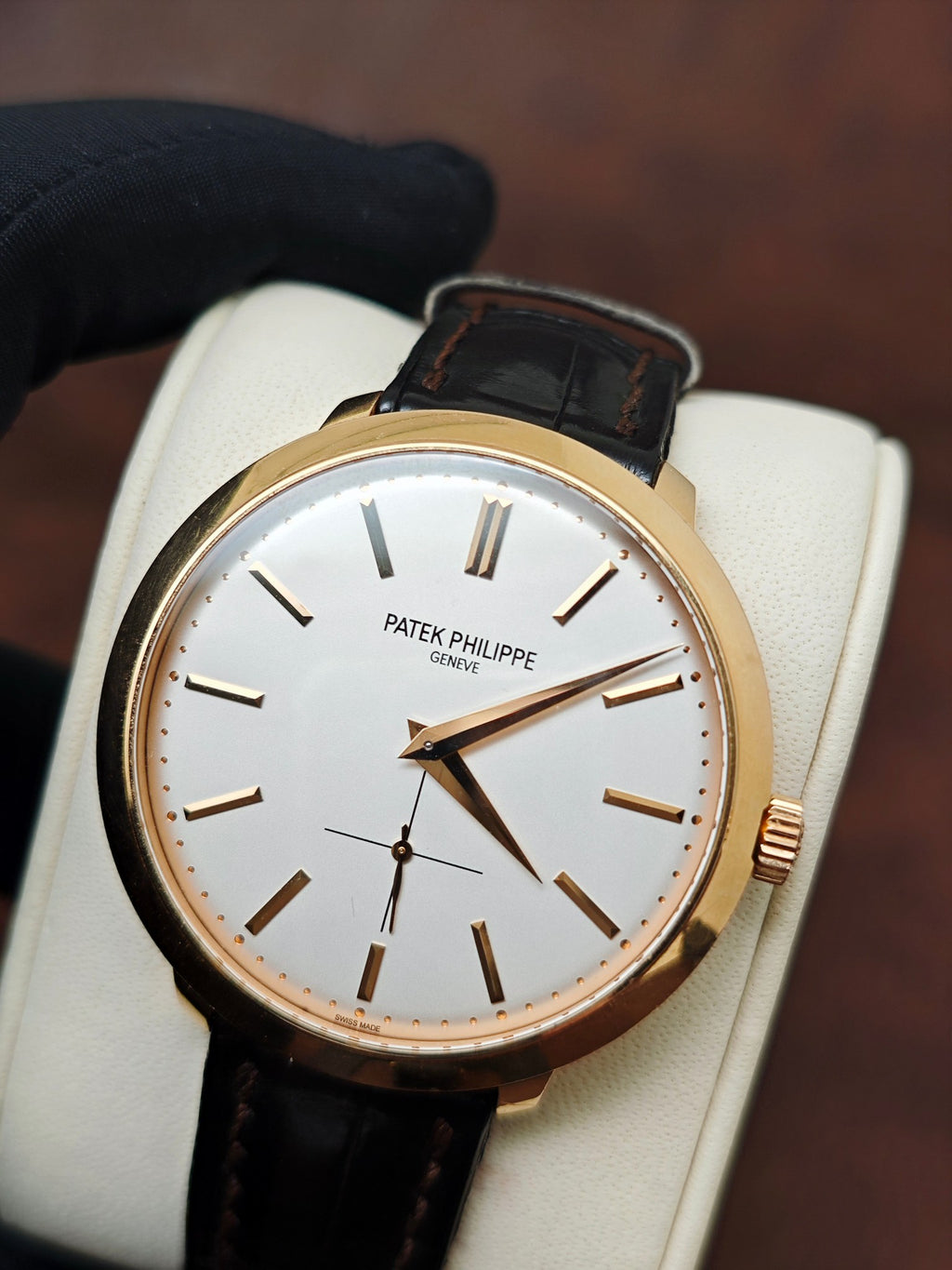 Patek Philippe Calatrava 5123R-001 2015 full set with original wooden box