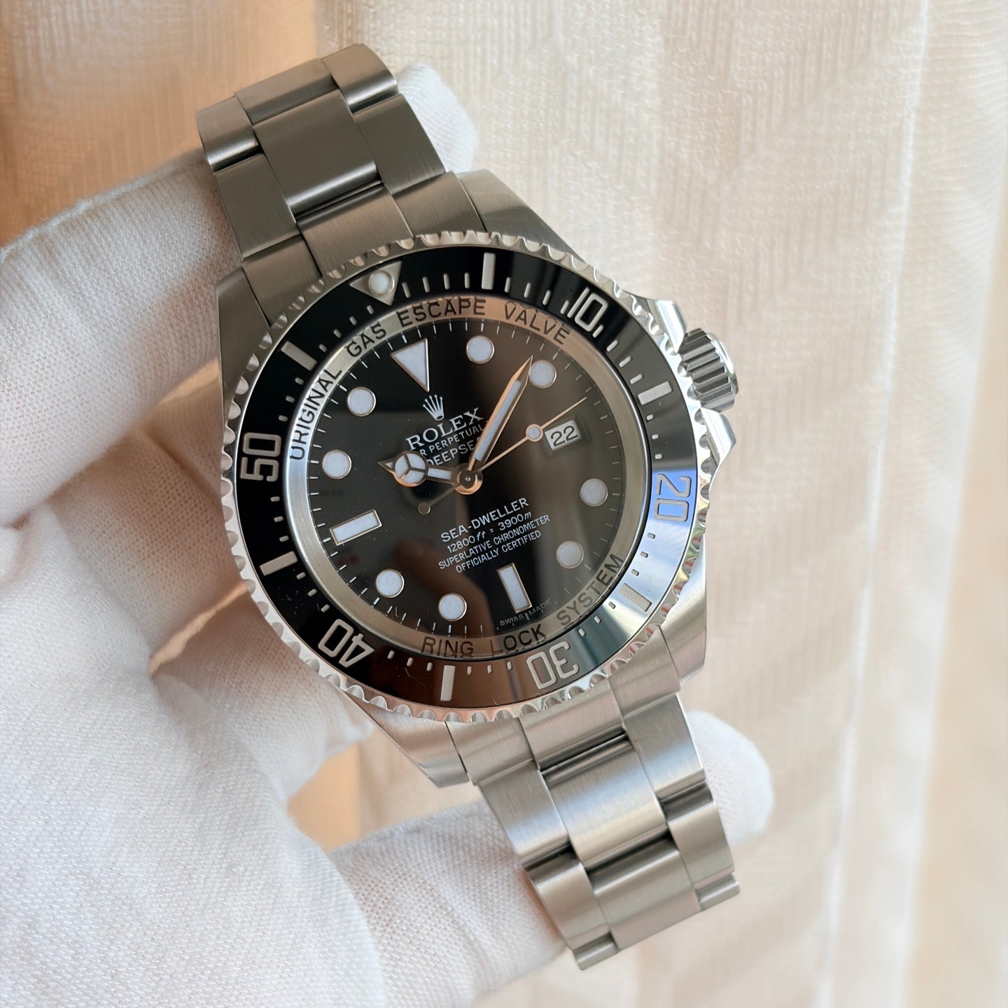 Rolex Sea-Dweller 116660 accessories 2012 warranty card