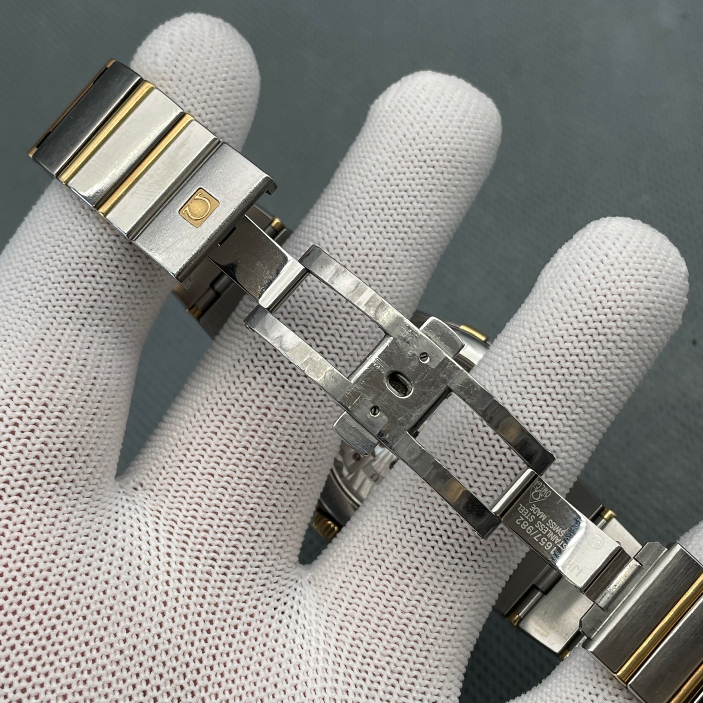 Omega Constellation 123.20.38.21.08.001 automatic stainless steel 18k yellow gold two tone watch only