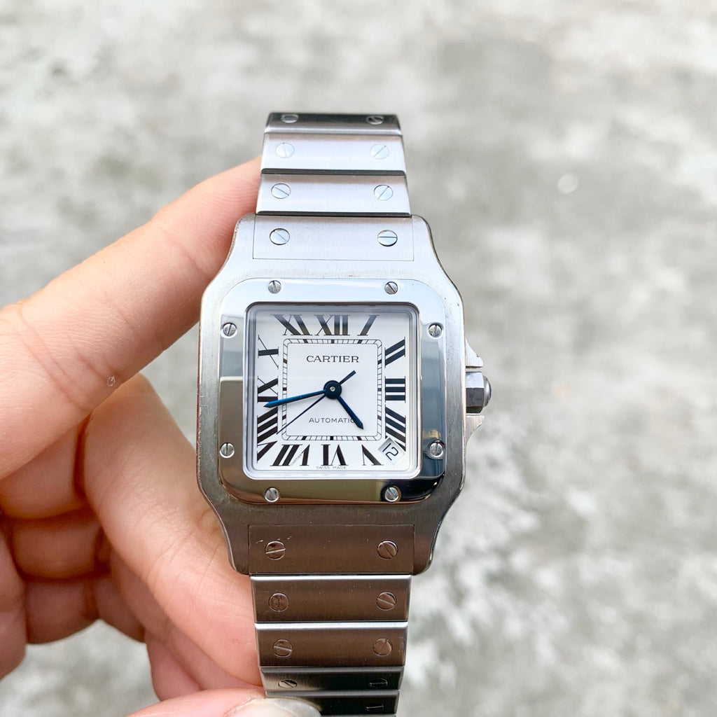 Cartier Santos W20098D6 45.5mmX34.8mm 2017 warranty card