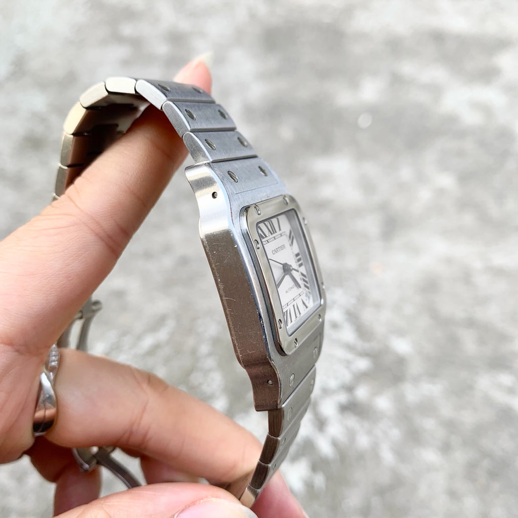 Cartier Santos W20098D6 45.5mmX34.8mm 2017 warranty card