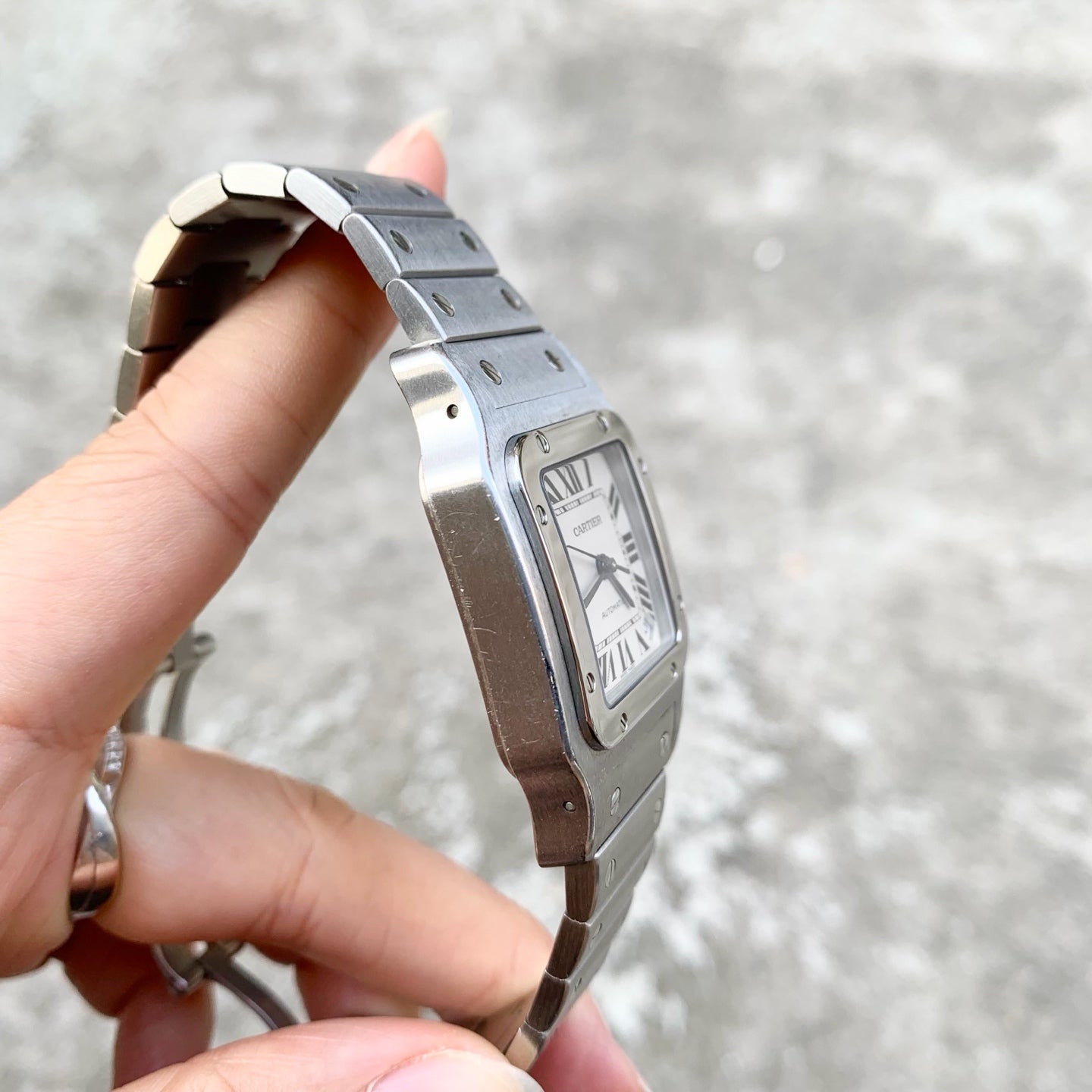 Cartier Santos W20098D6 45.5mmX34.8mm 2017 warranty card