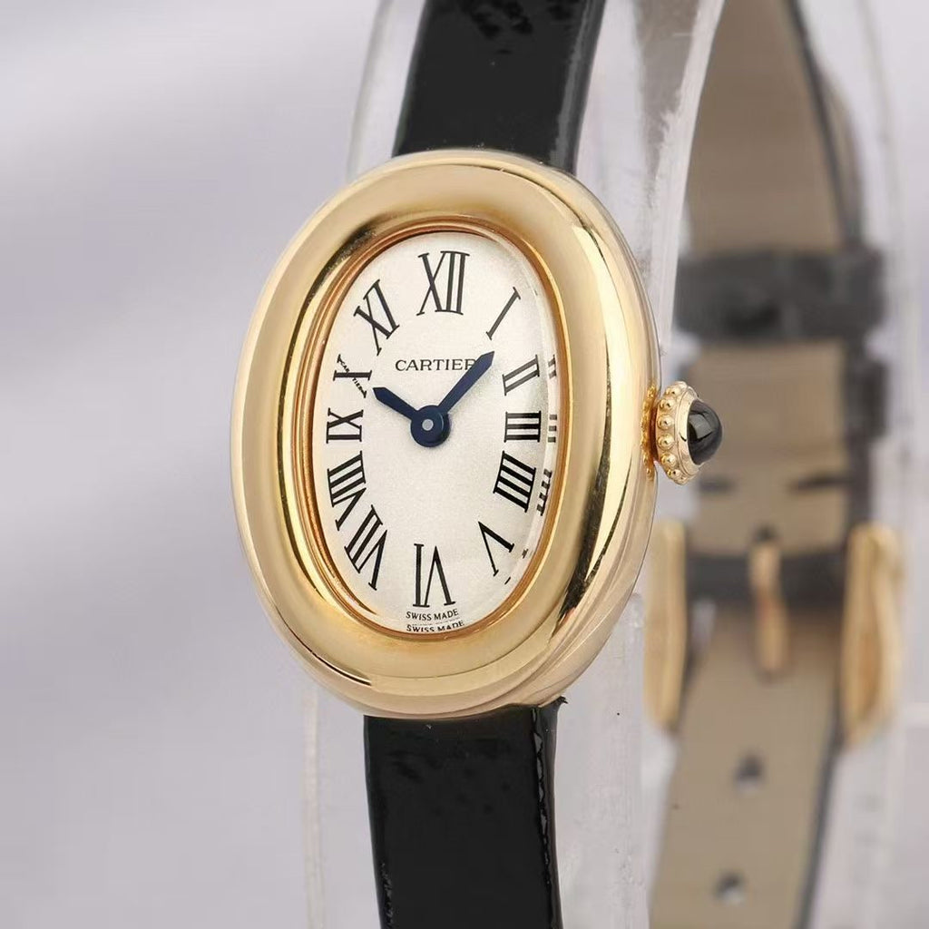 Cartier Baignoire WGBA0017 18k yellow gold quartz movement 24.6*18.7mm 2024 full set