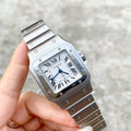 Cartier Santos W20098D6 45.5mmX34.8mm 2017 warranty card
