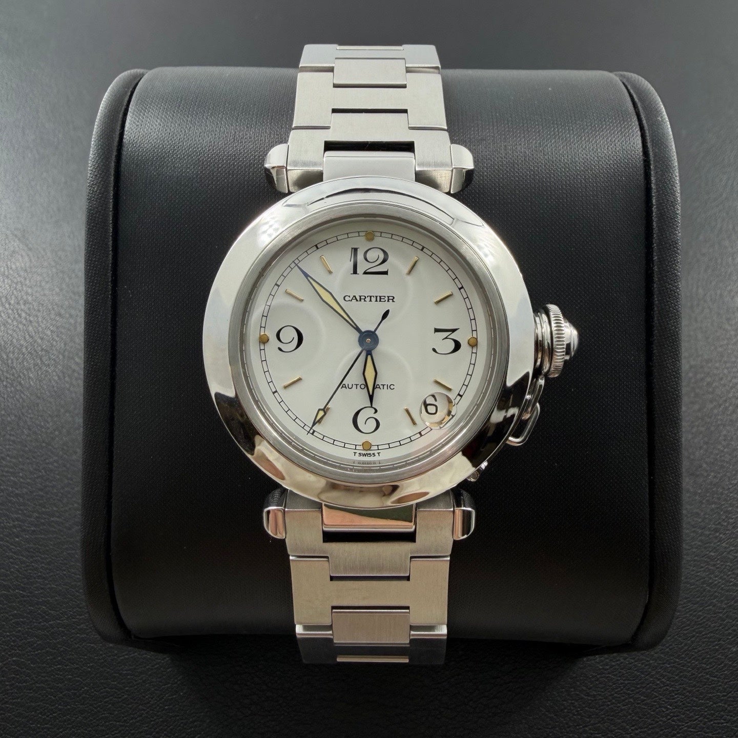 Cartier Pasha de Cartier Ref. W31015M7 automatic mechanical movement stainless steel 35mm Watch only