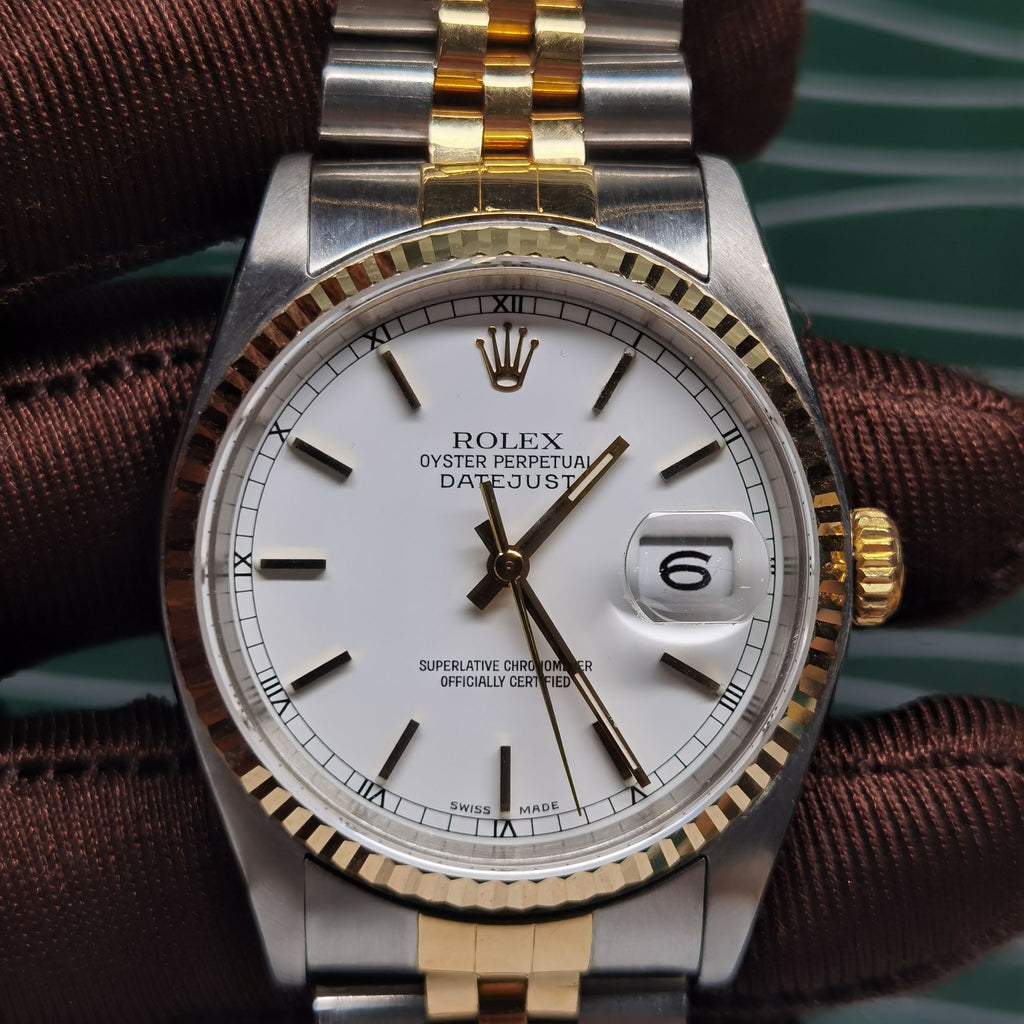 Rolex 16233 original dial with paper card hang tag and documents B6216
