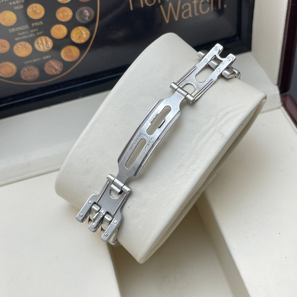 Cartier Santos Panthere vintage quartz watch 26.7mmX26.7mm fits wrist 162mm watch only