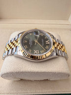 Rolex Datejust Ref. M126233-0025 automatic winding two tone oystersteel and yellow gold 36mm watch only