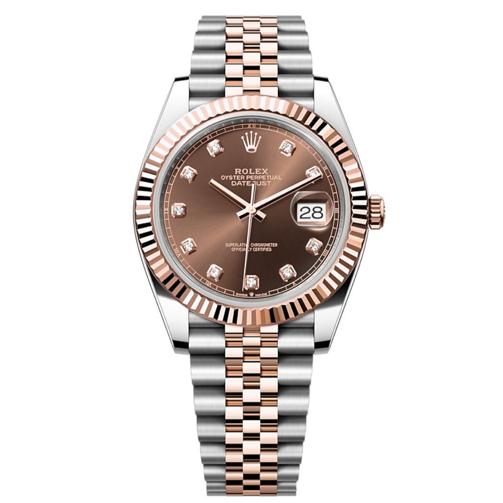Rolex Datejust Ref. m126331-0004 automatic winding 41mm full set 2022 missing two links
